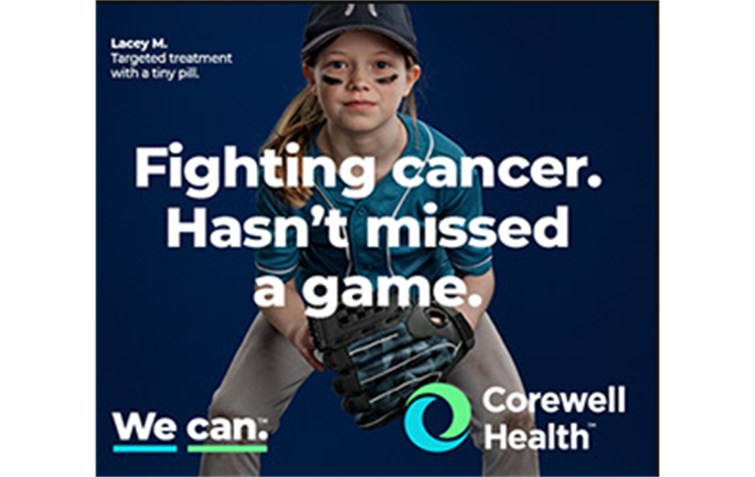 COREWELL HEALTH IS THE OFFICIAL HEALTHCARE SPONSOR OF SCLL